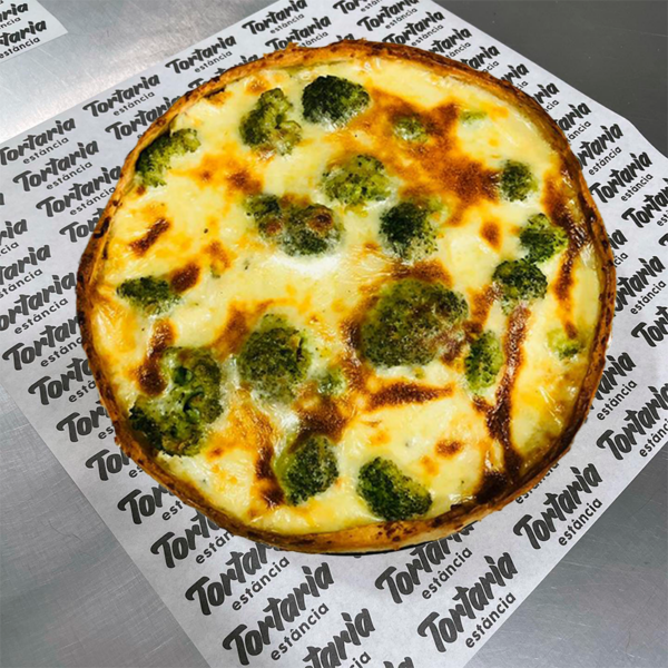 Quiche Especial de Frango com Requeijão e Brócolis